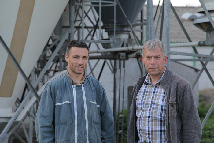 Olivier Seigneur et Alain Bily Malaxeur pour déjection