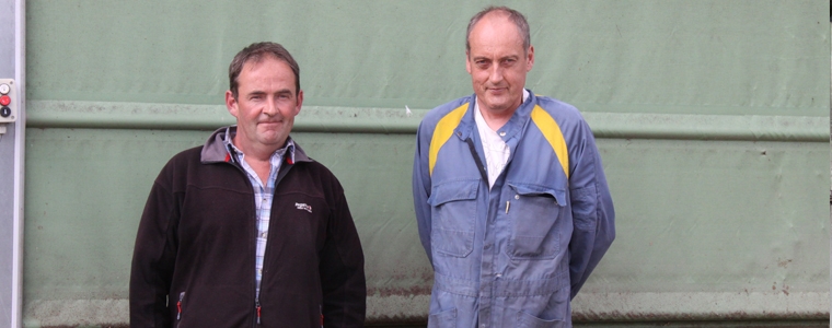 Ronan Lamour et Pierre Leroy, technicien Cultivert