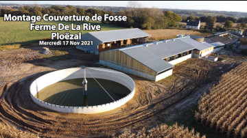 Couverture de fosse – Ferme de la rive